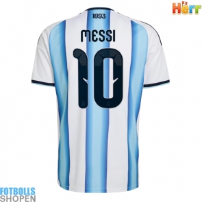 Billiga Argentina Lionel Messi #10 Hemmatröja VM 2026 Kortärmad